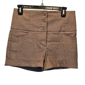 HAVE High Waist Classic Brown Shorts Size L